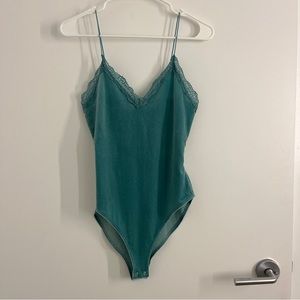 Forever 21 Velvet Bodysuit